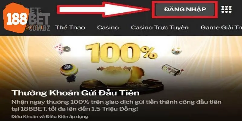 Dễ dàng đăng nhập 188bet