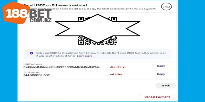 3 bước nạp tiền USDT rất an toàn