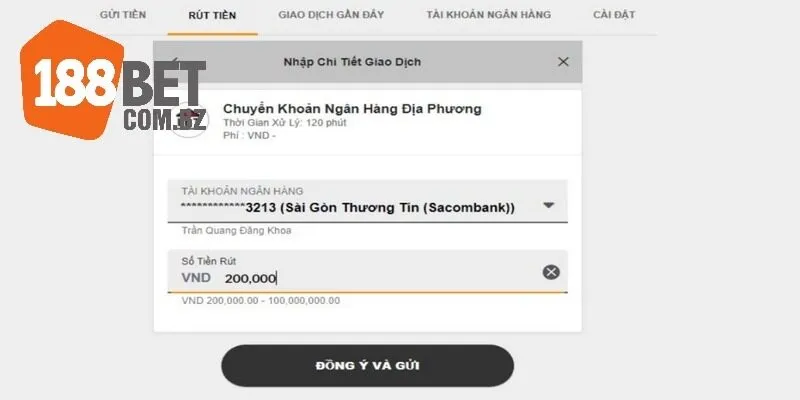 Điền form thông tin nhận thưởng chuẩn xác